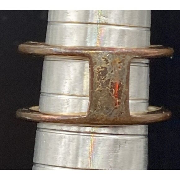 Kendra Scott Elyse Ring Rose Gold Plated Drusy Cage Split Shank Size 6 LOOK READ - Picture 11 of 16